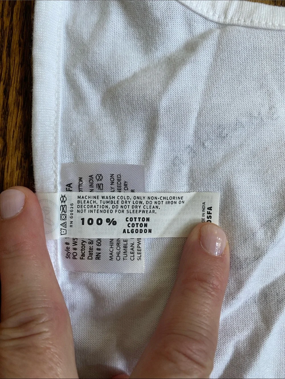 Rabbit Skins White Baby Bib with 'Patriarchy Smasher' Hammer Graphic, like new.